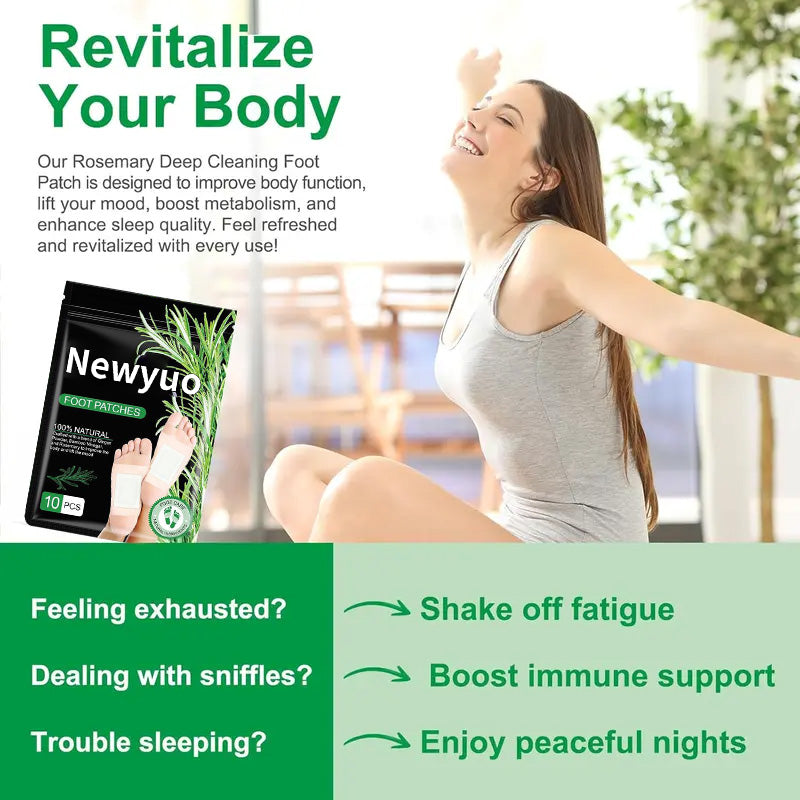 🏆Best Seller⏰Flash Sale✨Natural Herbal Foot Detox Patches-ABB8