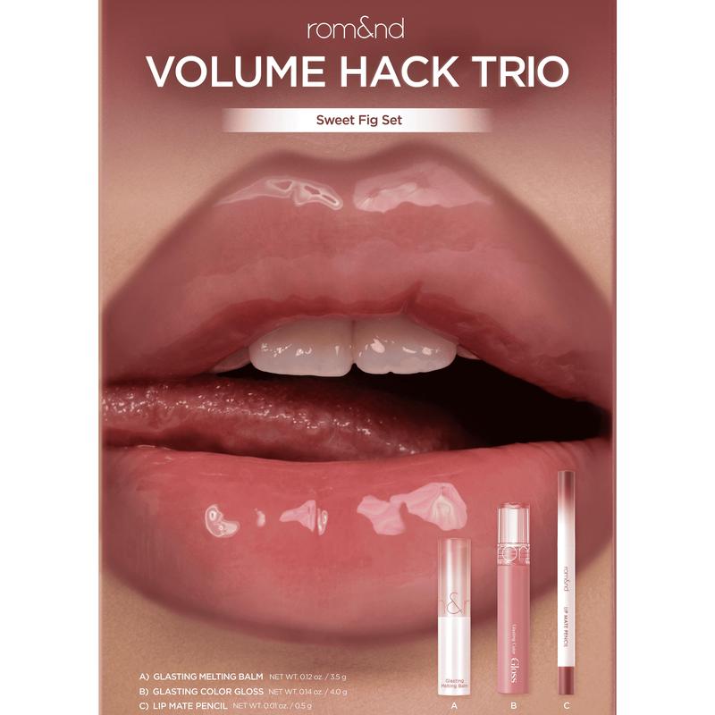 🔥LIP VOLUME HACK TRIO (3 Shades, Lip Mate Pencil & Melting Balm & Color Gloss)