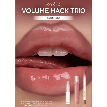 🔥LIP VOLUME HACK TRIO (3 Shades, Lip Mate Pencil & Melting Balm & Color Gloss)