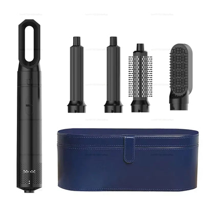 5-in-1 Hair Dryer & Hot Comb Set – Curling & Straightening Tool