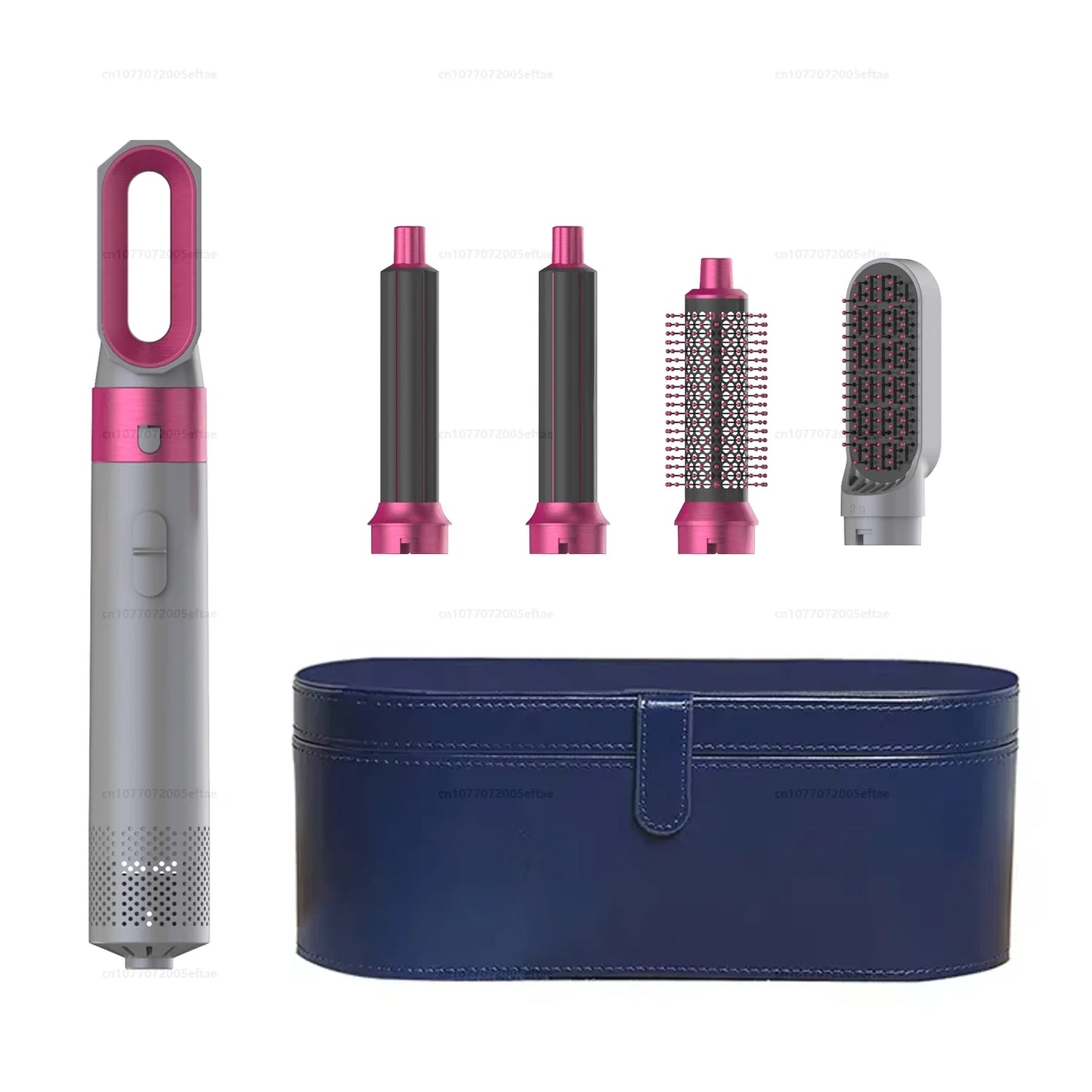 5-in-1 Hair Dryer & Hot Comb Set – Curling & Straightening Tool