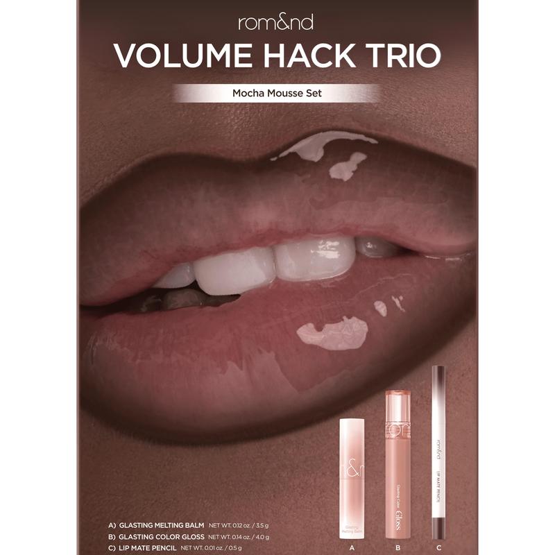 🔥LIP VOLUME HACK TRIO (3 Shades, Lip Mate Pencil & Melting Balm & Color Gloss)